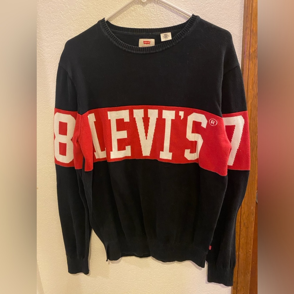 LEVIS SPELL OUT KNITWEAR SWEATER - F06